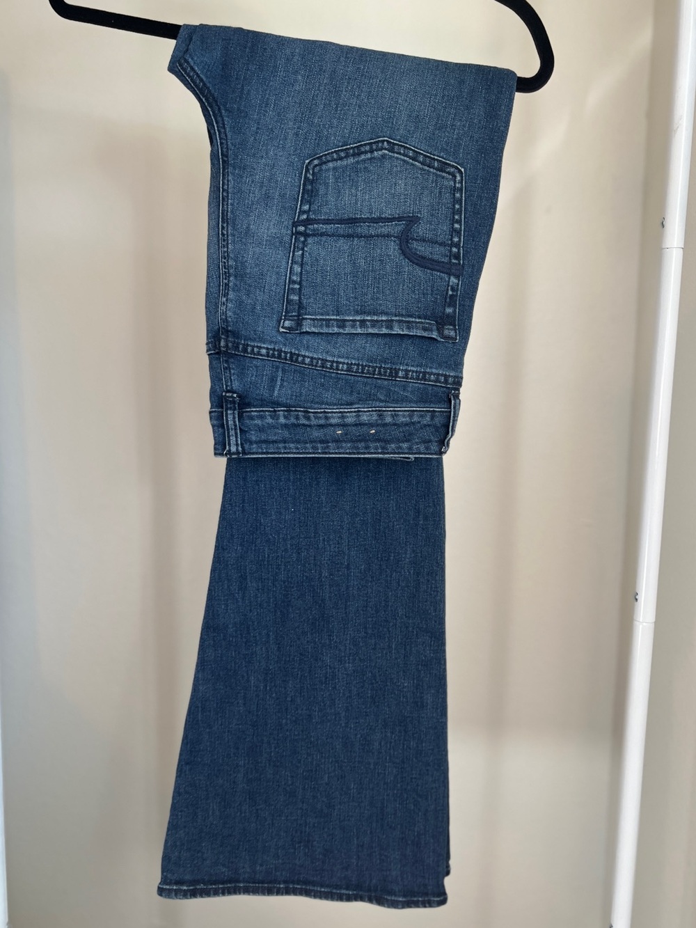 NWOT American Eagle Outfitters Dark Hi-Rise Artist Jeans - Long W 17" Inseam 35"